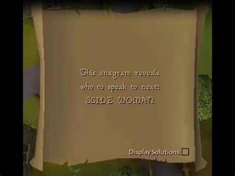 slide woman osrs|Slide Woman Osrs Anagram Clue .